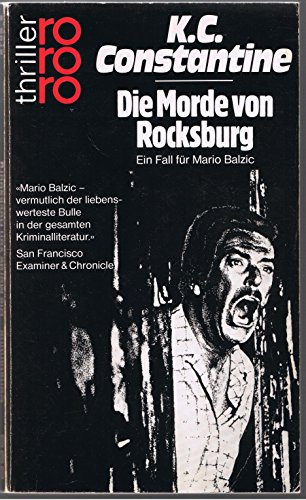 Stock image for Die Morde von Rocksburg. Ein Fall fr Mario Balzic. Rororo-Thriller. TB for sale by Deichkieker Bcherkiste