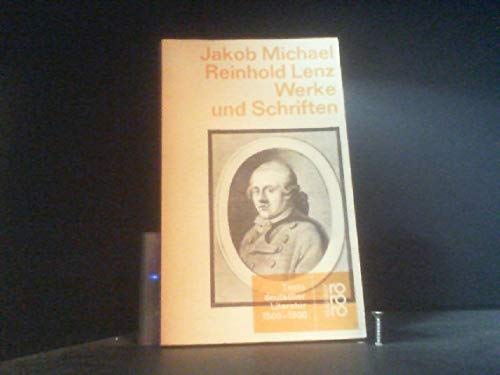 9783499455285: Werke und Schriften. Jakob Michael Reinhold Lenz. Hrsg. von Richard Daunicht, Rowohlts Klassiker der