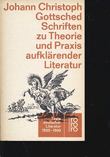 Beispielbild fr Schriften zu Theorie und Praxis aufklrender Literatur. ( Texte deutscher Literatur 1500-1800.) zum Verkauf von medimops