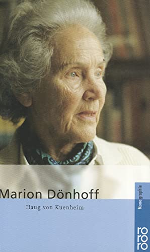 9783499506253: Marion Donhoff: 50625 (Rowohlts Monographien)