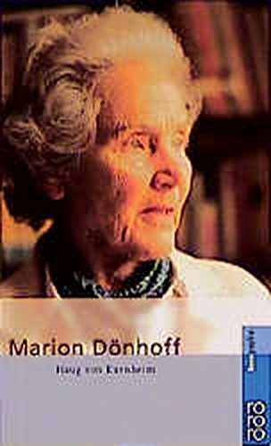 9783499506253: Marion Donhoff: 50625 (Rowohlts Monographien)
