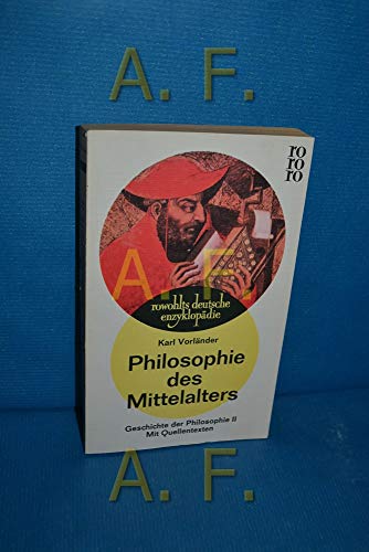 9783499551932: Philosophie des Mittelalters. Geschichte der Philosophie II.