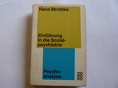 Beispielbild fr Einfhrung in die Sozialpsychiatrie zum Verkauf von Versandantiquariat Felix Mcke