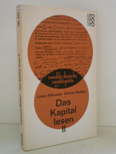 Imagen de archivo de Das Kapital lesen II. a la venta por medimops