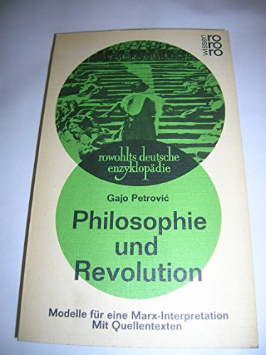 Imagen de archivo de Philosophie und Revolution. a la venta por medimops