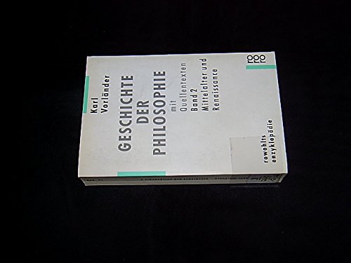 Beispielbild fr Geschichte der Philosophie II. Mittelalter und Renaissance. Mit Quellentexten. zum Verkauf von medimops