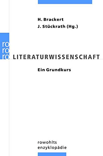 Beispielbild fr Literaturwissenschaft. Ein Grundkurs. zum Verkauf von medimops