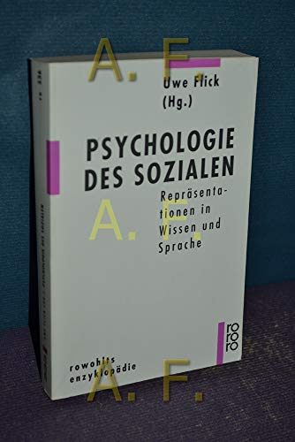 Beispielbild fr Psychologie des Sozialen. Reprsentationen in Wissen und Sprache. zum Verkauf von Der Bcher-Br