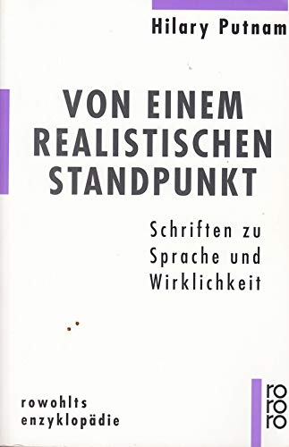 Beispielbild fr Von einem realistischen Standpunkt. Schriften zur Sprache und Wirklichkeit. zum Verkauf von medimops