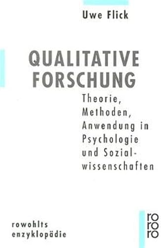 Beispielbild fr Qualitative Forschung. Theorie, Methoden, Anwendung in Psychologie und Sozialwissenschaften zum Verkauf von medimops