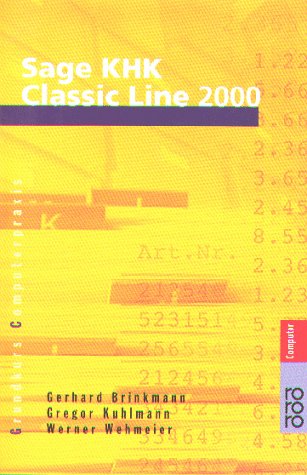 Beispielbild fr Sage KHK Classic Line 2000 zum Verkauf von medimops
