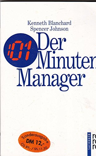 Stock image for Der Minuten- Manager. for sale by medimops