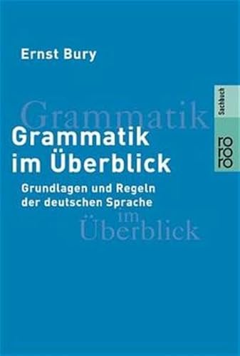 Beispielbild fr Grammatik im berblick zum Verkauf von medimops