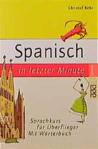 Stock image for Spanisch in letzter Minute: Sprachkurs fr berflieger: Ein Sprachfhrer fr berflieger. Mit Wrterbuch for sale by medimops