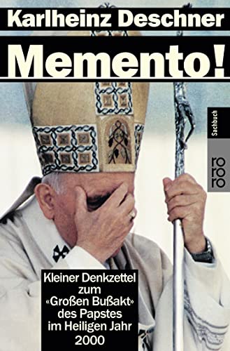 Beispielbild für Memento!: Kleiner Denkzettel zum "Großen Bußakt" des Papstes im Heiligen Jahr 2000 zum Verkauf von medimops