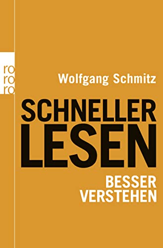 Schneller lesen - besser verstehen (9783499623783) by [???]