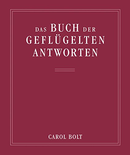 Beispielbild fr Das Buch der geflgelten Antworten zum Verkauf von bookdown