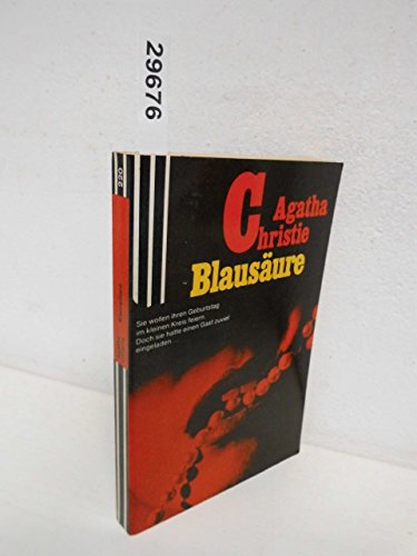 Blausäure. Einzig berechtigte Übertragung aus dem Englischen. Originaltitel: Sparkling Cyanide. - (=Scherz-classic-Krimi. Nr. 220). - Christie, Agatha