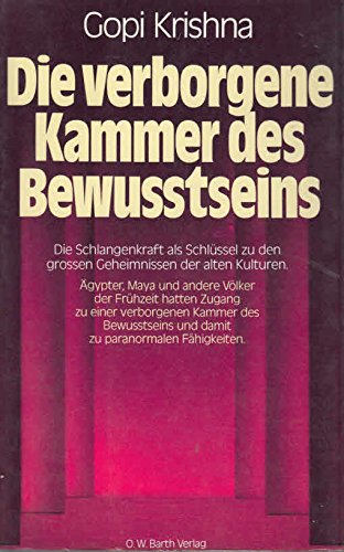 9783502623687: Die verborgene Kammer des Bewusstseins.