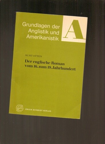 9783503006014: Der Englische Roman