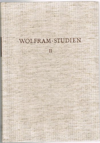 9783503007363: Wolfram-Studien II