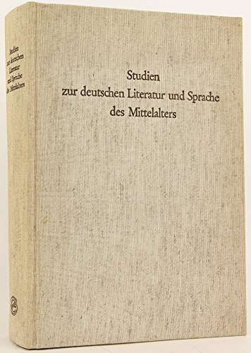 Stock image for Studien zur deutschen Literatur und Sprache des Mittelalters . Festschrift fr Hugo Moser zum 65. Geburtstag. for sale by Ganymed - Wissenschaftliches Antiquariat