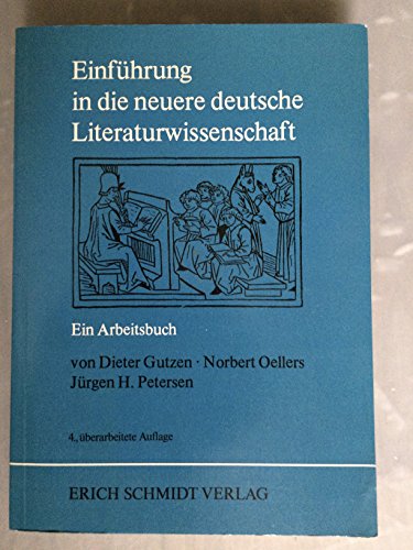 9783503012442: Einfhrung in die neuere deutsche Literaturwissenschaft: Ein Arbeitsbuch