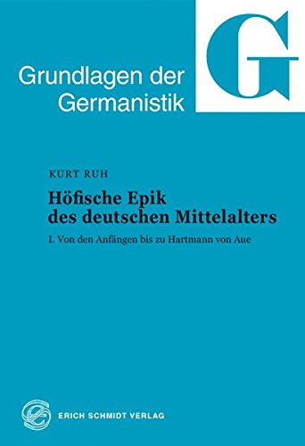 Beispielbild fr Hfische Epik des deutschen Mittelalters, Tl.1, Von den Anfngen bis zu Hartmann von Aue zum Verkauf von medimops