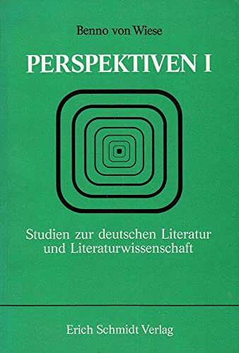 Stock image for Perspektiven 1. Studien zur deutschen Literatur und Literaturwissenschaft, for sale by modernes antiquariat f. wiss. literatur