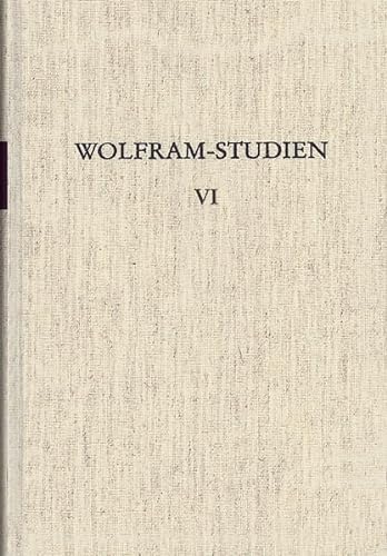 9783503016464: Wolfram-Studien, VI