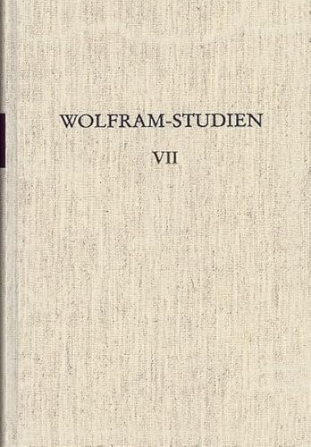 9783503016907: Wolfram-Studien VII