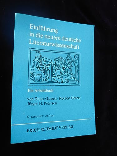 Beispielbild fr Einfhrung in die neuere deutsche Literaturwissenschaft zum Verkauf von medimops