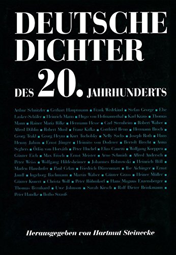 9783503030736: Deutsche Dichter des 20. Jahrhunderts