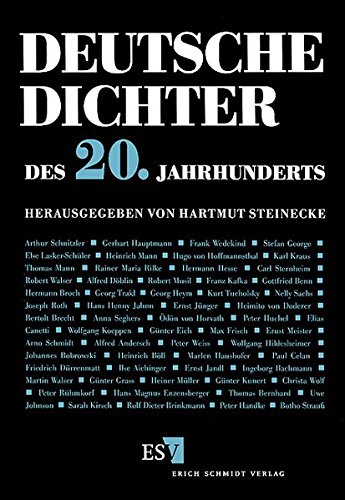 9783503037506: Deutsche Dichter - Ihr Leben und Werk: Deutsche Dichter des 20. Jahrhunderts