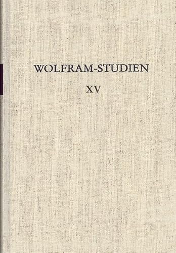 Imagen de archivo de Wolfram-Studien XV: Neue Wege der Mittelalter-Philologie Landshuter Kolloquium 1996 a la venta por Andrew's Books