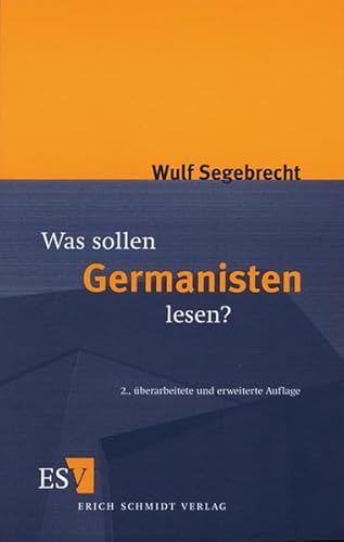 Stock image for Was sollen Germanisten lesen? Ein Vorschlag for sale by medimops