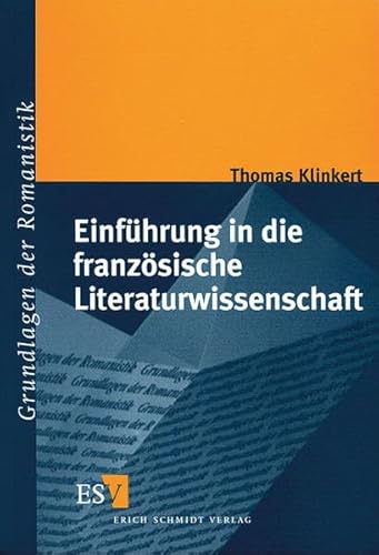 Beispielbild fr Einfhrung in die franzsische Literaturwissenschaft zum Verkauf von PRIMOBUCH