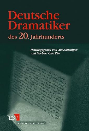 9783503049752: Deutsche Dramatiker des 20. Jahrhunderts (German Edition)