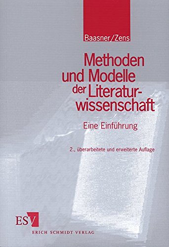 9783503049899: Methoden und Modelle der Literaturwissenschaft.