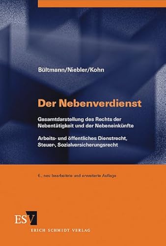 Der Nebenverdienst. (9783503057696) by BÃ¼ltmann, Herbert; Niebler, Michael; Sauer, Otto; Trappe, Hermann