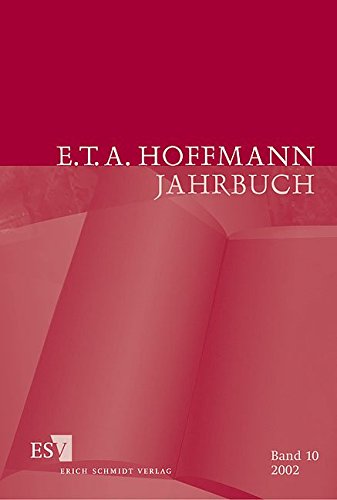 9783503061594: E. T. A. Hoffmann-Jahrbuch 2002