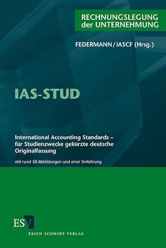 9783503066346: IAS- STUD. International Accounting Standards.