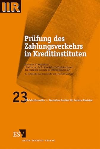 PrÃ¼fung des Zahlungsverkehrs in Kreditinstituten. (9783503070572) by Sommer-Bodenburg, Angela