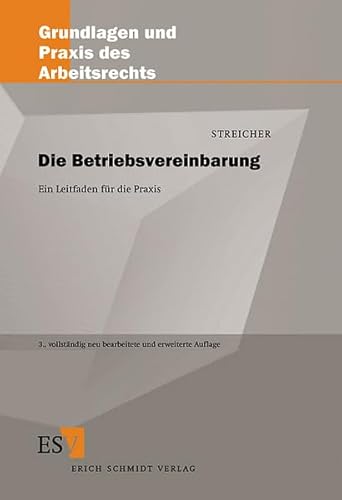 9783503074778: Die Betriebsvereinbarung. Ein Leitfaden fr die Praxis