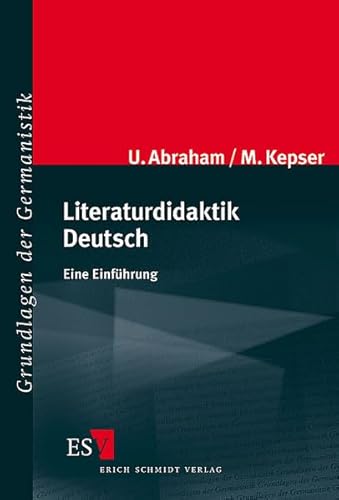 Beispielbild fr Literaturdidaktik Deutsch. Eine Einfhrung zum Verkauf von medimops