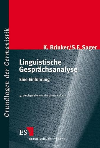 9783503079810: Linguistische Gesprchsanalyse
