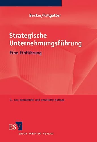 Beispielbild fr Strategische Unternehmungsfhrung. Eine Einfhrung mit Aufgaben und Lsungen zum Verkauf von medimops