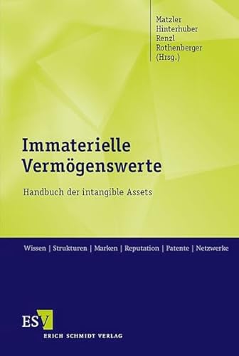 Stock image for Immaterielle Vermgenswerte Handbuch der intangible Assets Handelsrechtlicher Jahresabschluss Betriebswirtschaft BWL IAS IFRS Immaterielle Vermgensgegenstnde Intangibles Internationale Rechnungslegung HGB Rechnungswesen Unternehmenspublizitt Kapitalmarkt Wirtschaft Kurt Matzler, Hans H. Hinterhuber, Birgit Renzl, Sandra Rothenberger Aktivierungskonzepte immaterieller Vermgenswerte for sale by BUCHSERVICE / ANTIQUARIAT Lars Lutzer