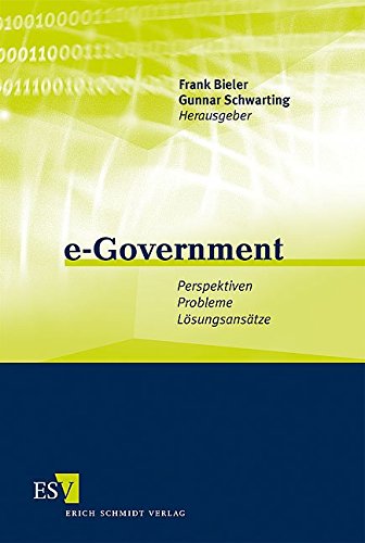 9783503097296: e-Government: Perspektiven - Probleme - Lsungsanstze