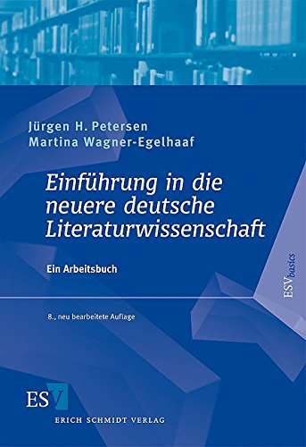 9783503098804: Einfhrung in die neuere deutsche Literaturwissenschaft: Ein Arbeitsbuch